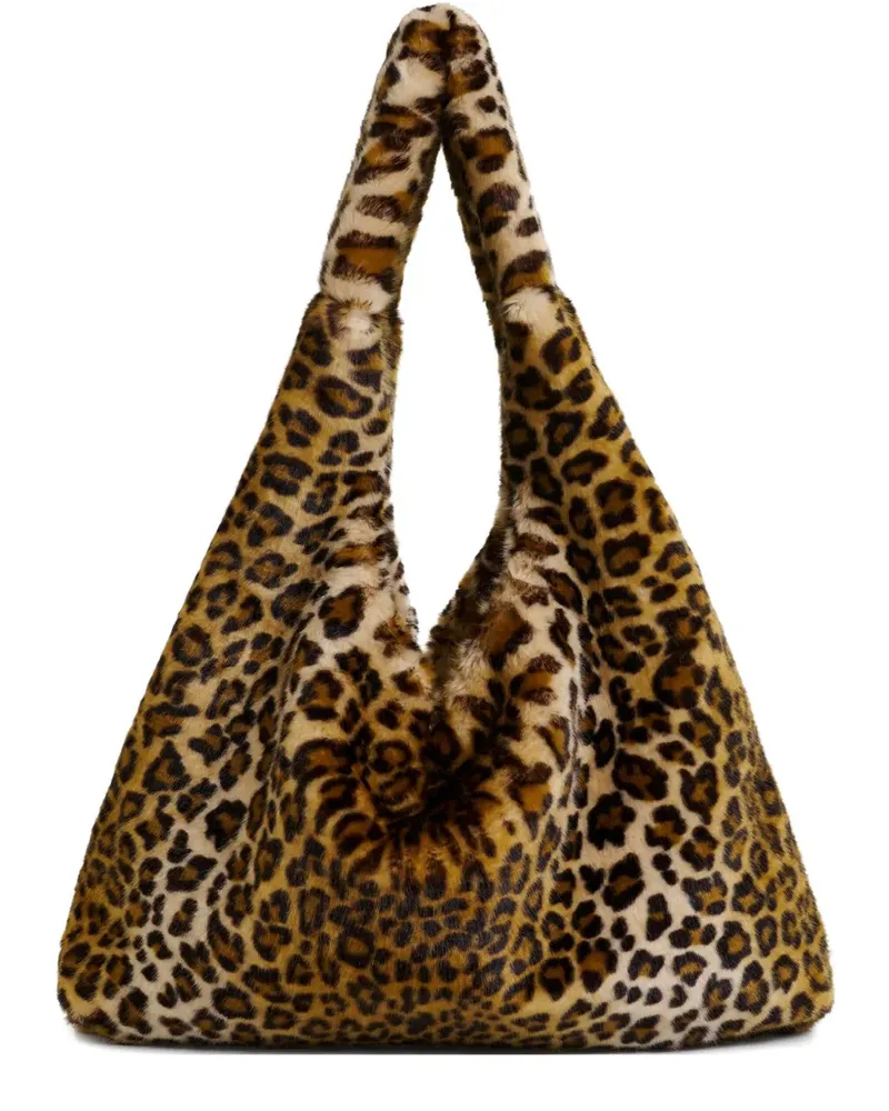 Essentiel Shopper mit Leoparden-Print - Braun Braun