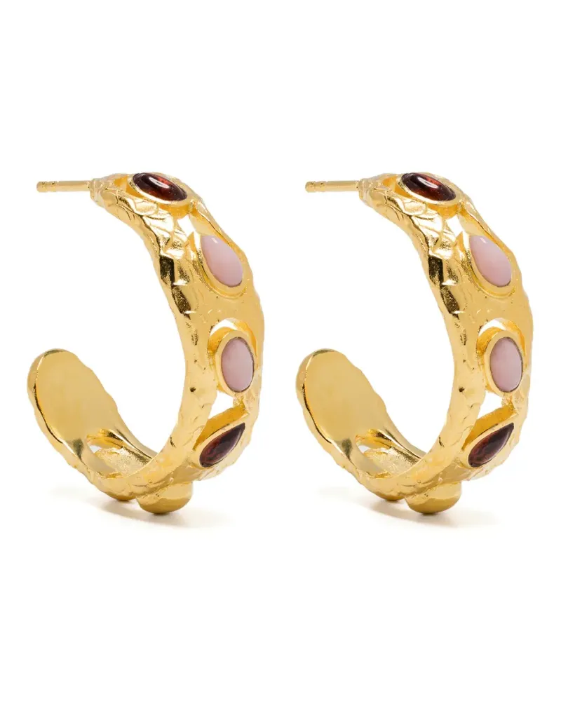 Aurélie Bidermann Atalide hoop earrings - Gold Gold