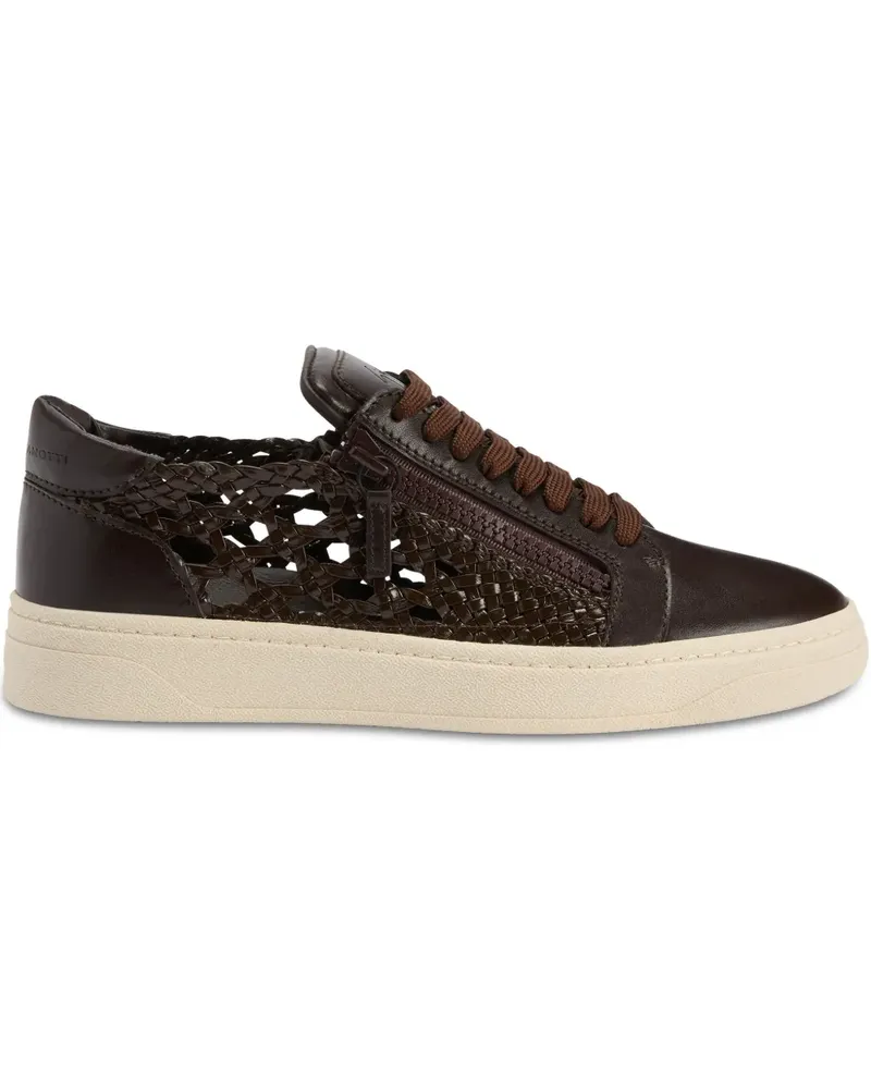 Giuseppe Zanotti Gewebte Sneakers - Braun Braun