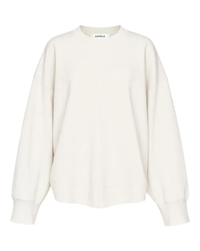 ENFÖLD circle-hem sweater - Nude Nude