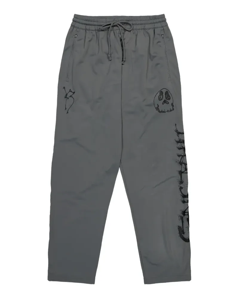 Y-3 x Chito Jogginghose mit Totenkopf - Grau Grau