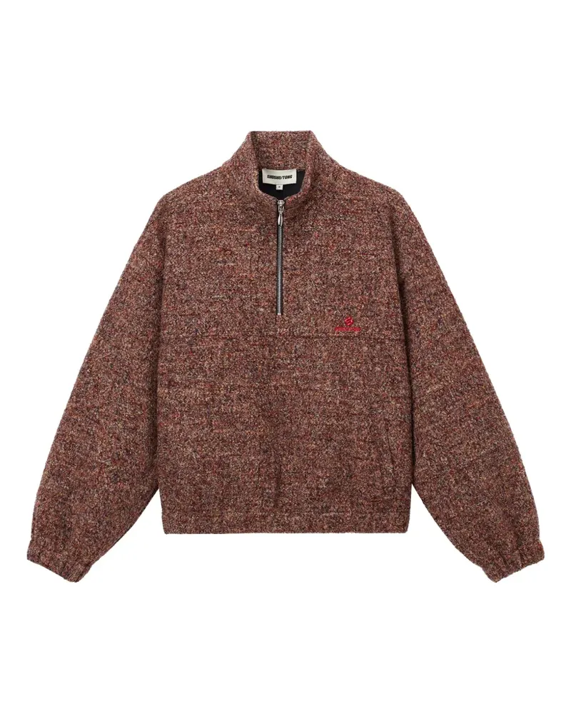 SHUSHU/TONG half-zip sweater - Braun Braun
