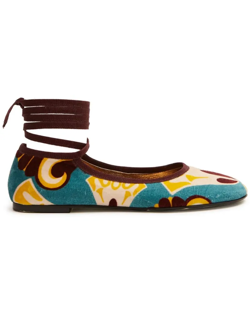 La DoubleJ Winter Ballerinas - Blau Blau