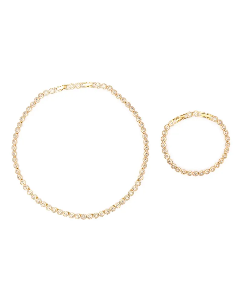 Swarovski Una Angelic Halsketten (2er-Set) - Gold Gold