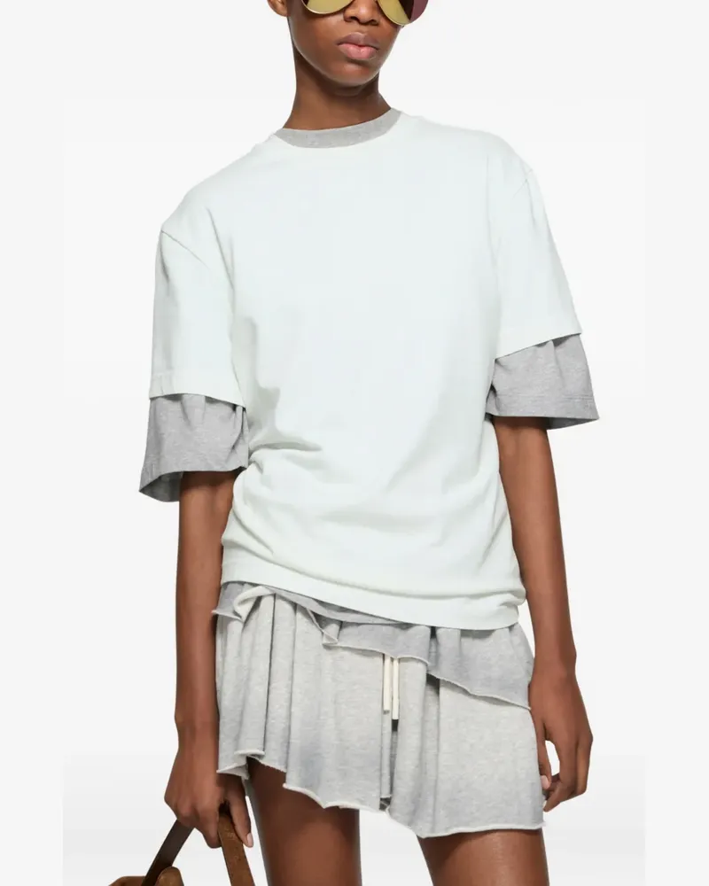 Acne Studios logo-plaque T-shirt - Weiß Weiß