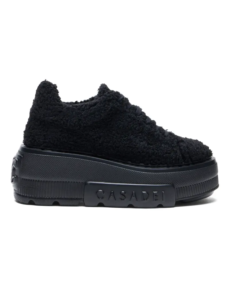 Casadei Nexus Peak Wedge-Sneakers - Schwarz Schwarz