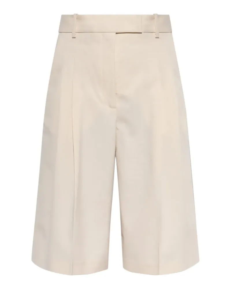 By Malene Birger Cymbaria pleated shorts - Weiß Weiß