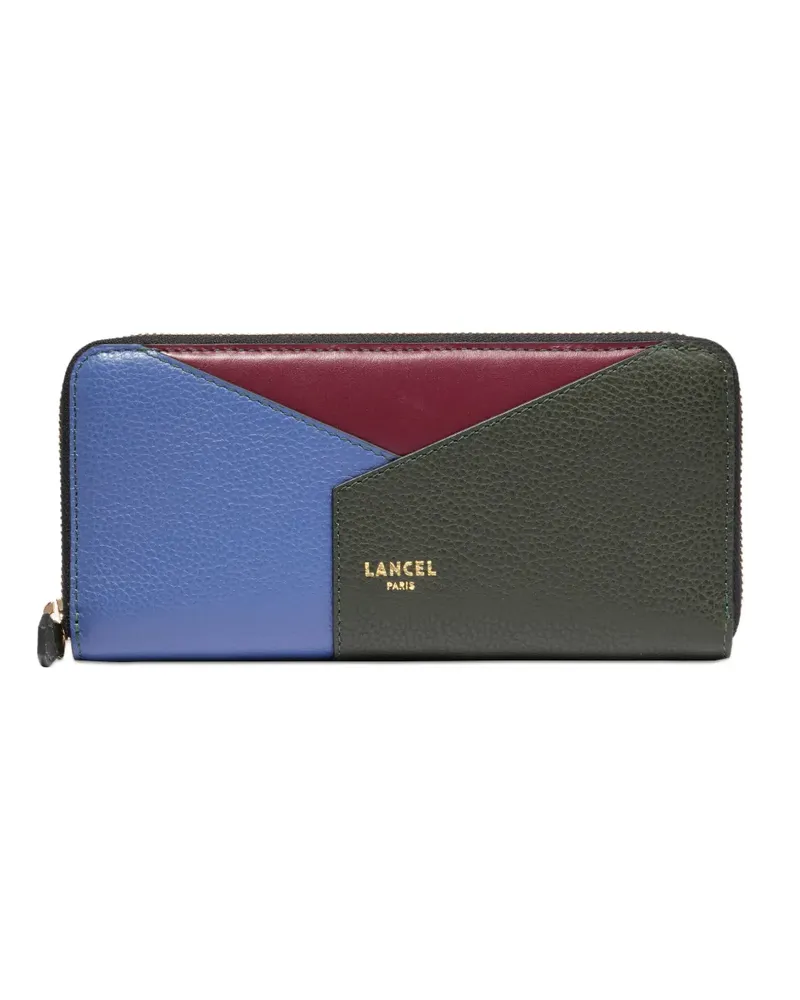 Lancel Portemonnaie mit geometrischen Einsätzen - Grün Grün