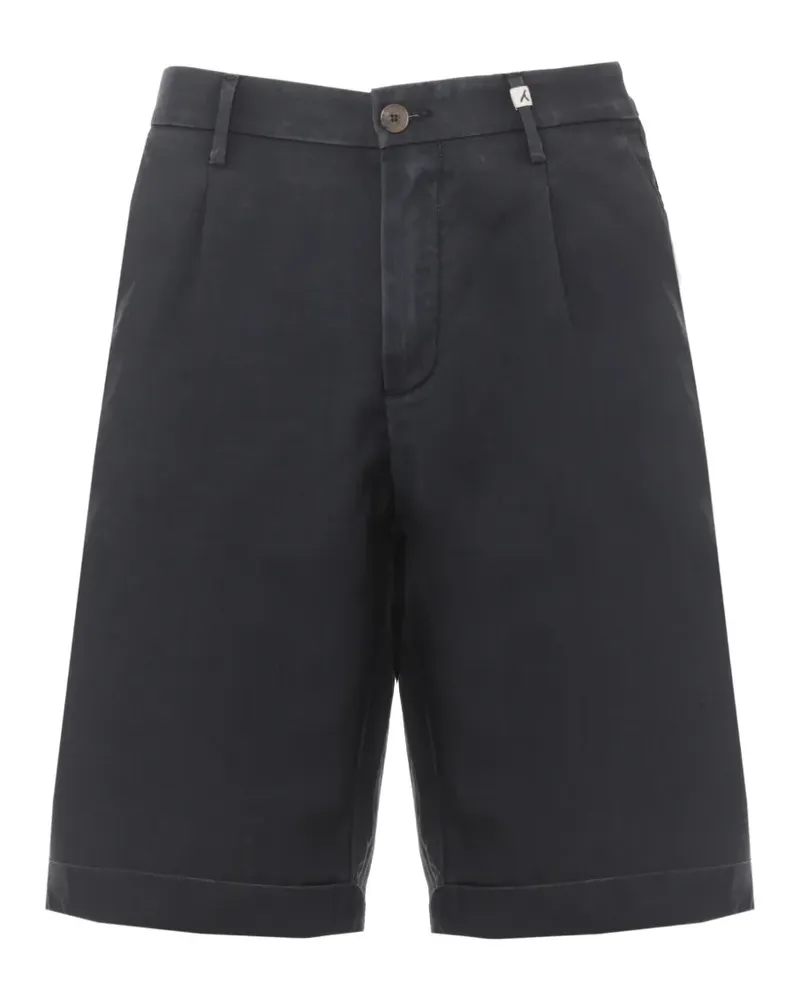 MYTHS Shorts mit Falten - Grau Grau