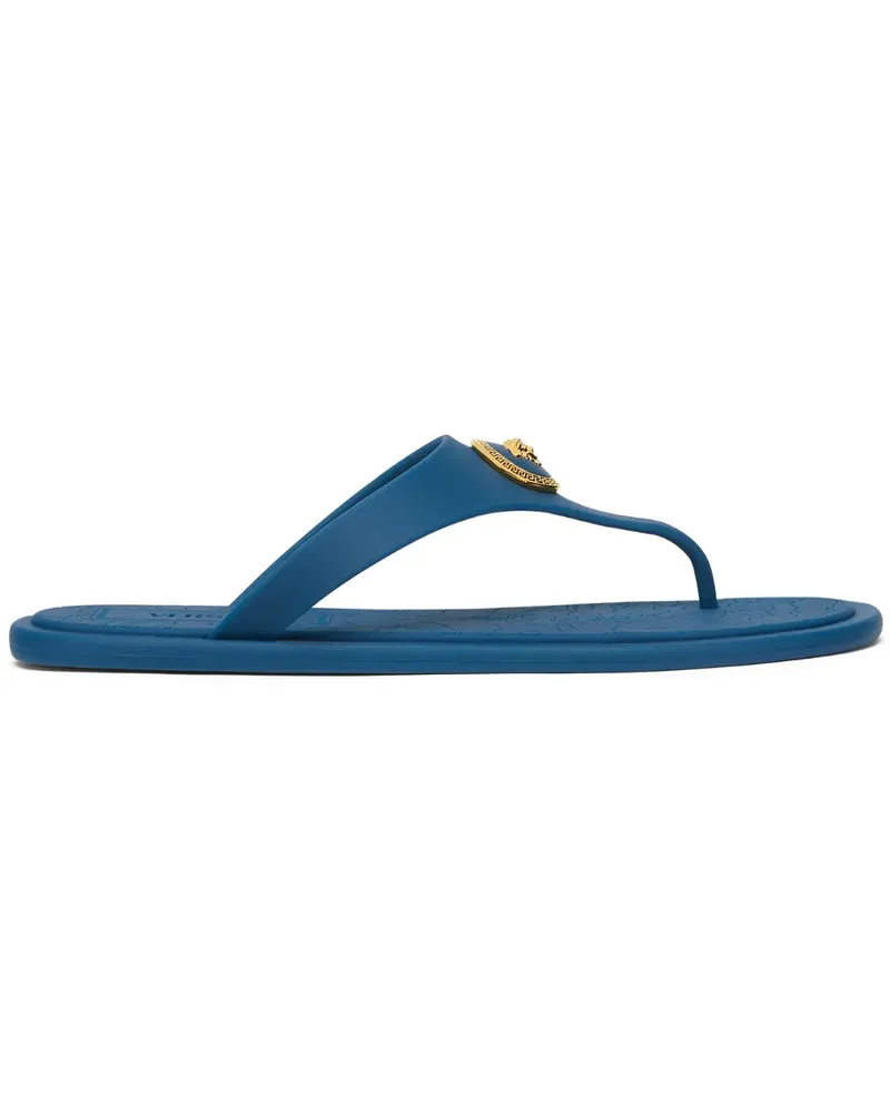 Versace Medusa-logo flip-flops - Blau Blau