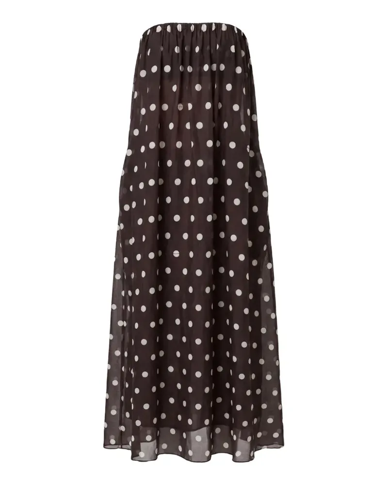 NICHOLAS Lindy strapless maxi tent dress - Braun Braun
