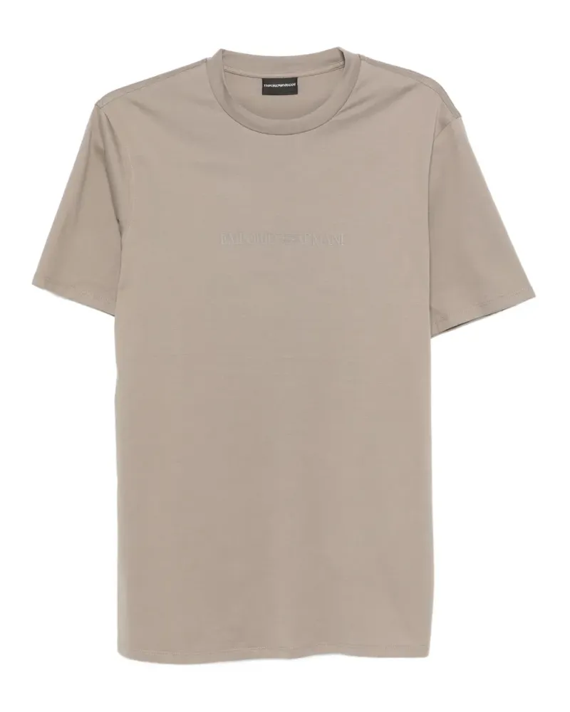 Emporio Armani T-Shirt mit rundem Ausschnitt - Nude Nude