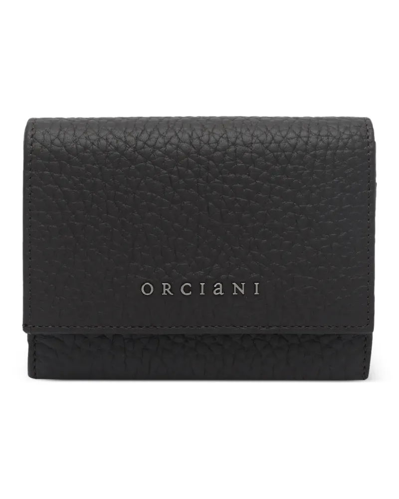 Orciani Portemonnaie aus gekörntem Leder - Braun Braun