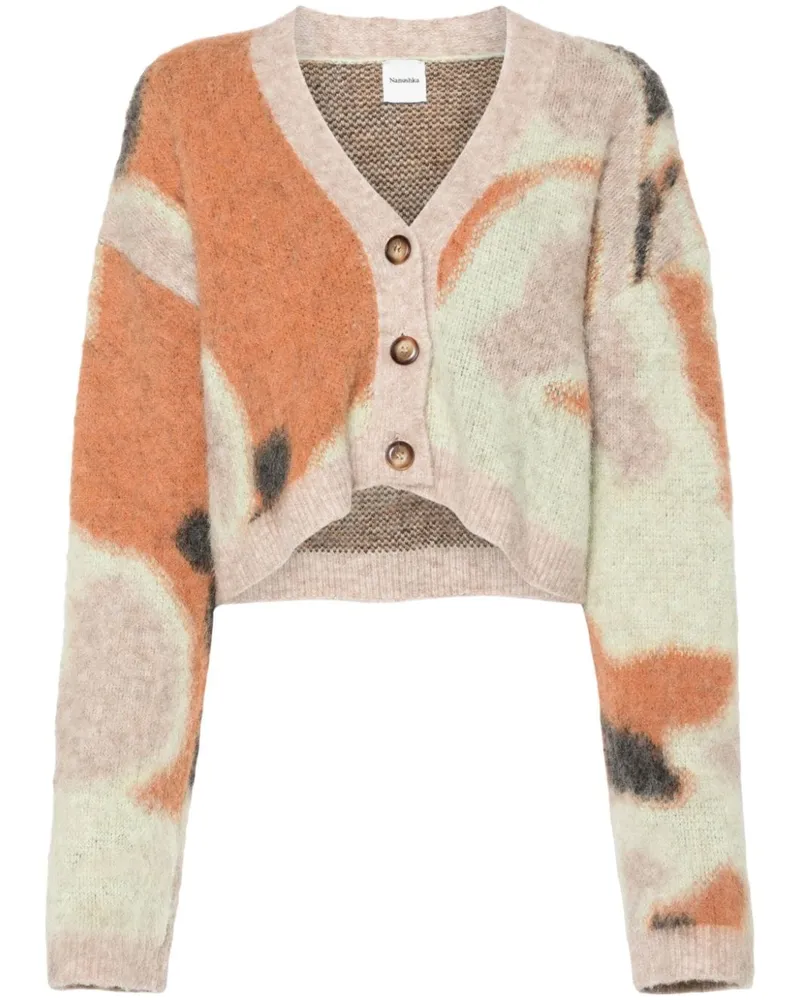 Nanushka Henny Cardigan - Orange Orange