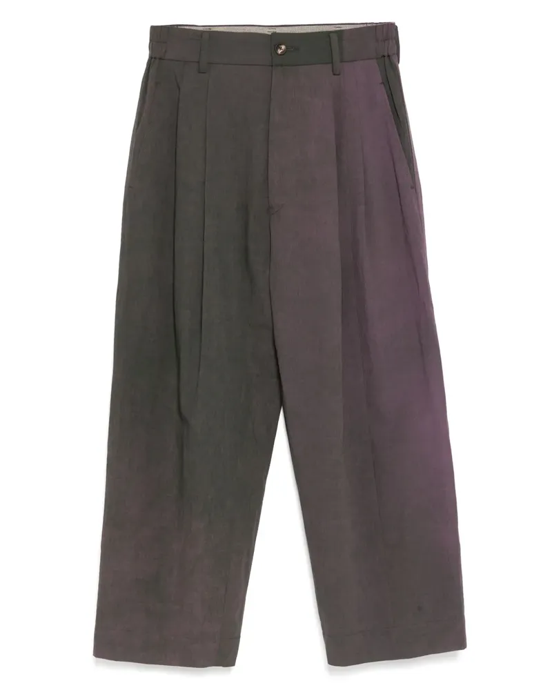 Ziggy Chen Weite Collaged Hose - Violett Violett