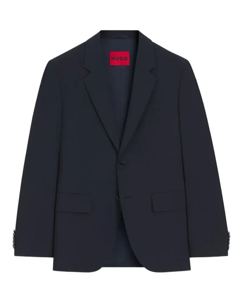 HUGO BOSS buttoned pocket blazer - Blau Blau