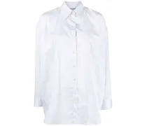 Acne Studios Gestreiftes Hemd Weiß