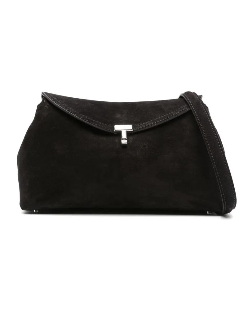 Totême T-Lock Clutch - Braun Braun