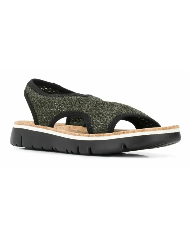 Camper Oruga' Slingback-Sandalen - Schwarz Schwarz