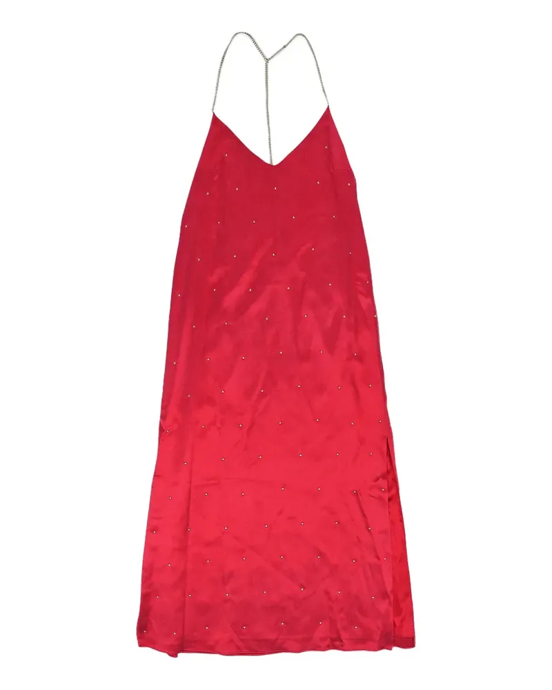 Amiri studded sleeveless mini dress - Rot Rot