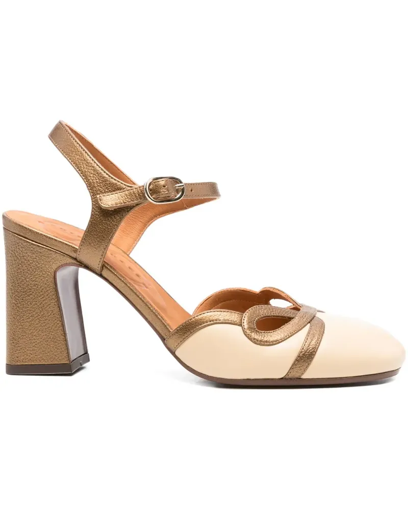 Chie Mihara Mishin Pumps mit Cut-Out 80mm - Nude Nude