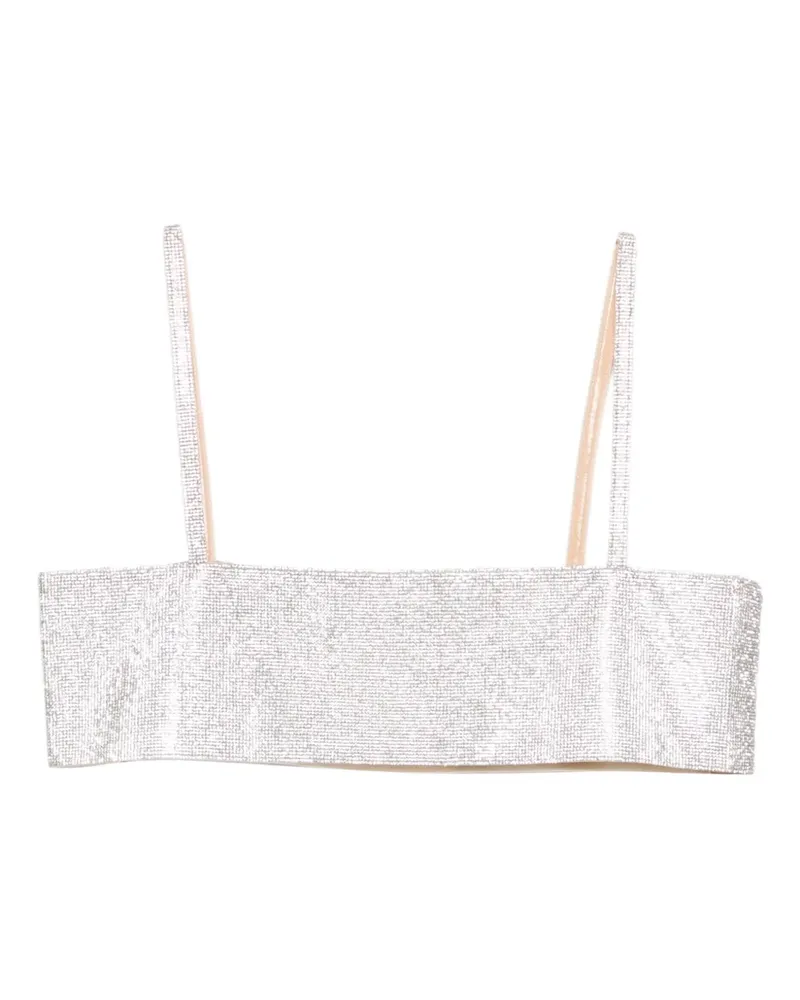 Nuè Charlotte top - Silber Silber