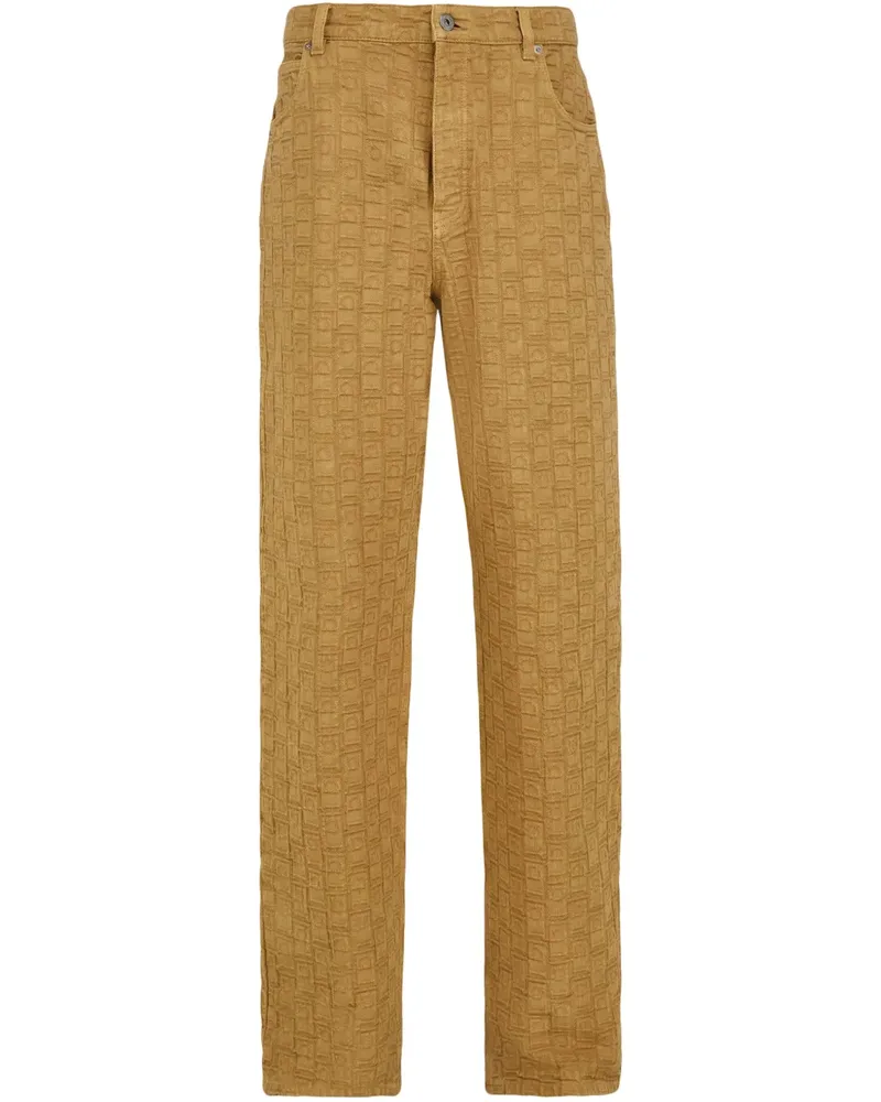 Ferragamo Jeans mit Monogramm - Nude Nude