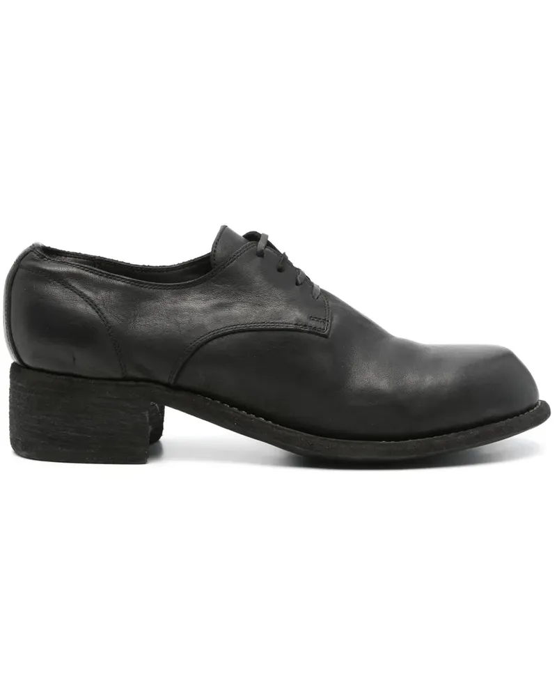GUIDI Klassische Derby-Schuhe - Schwarz Schwarz