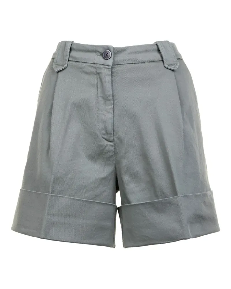 Fay high-waist bermuda shorts - Grau Grau