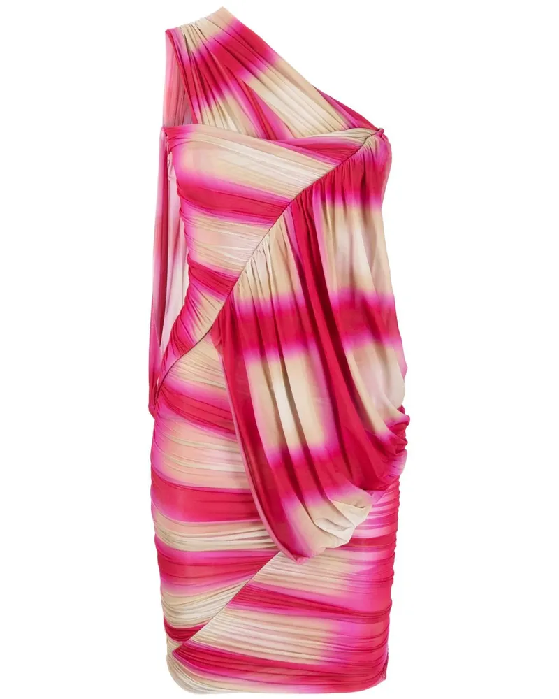 Rick Owens Drapiertes One-Shoulder-Kleid - Rosa Rosa
