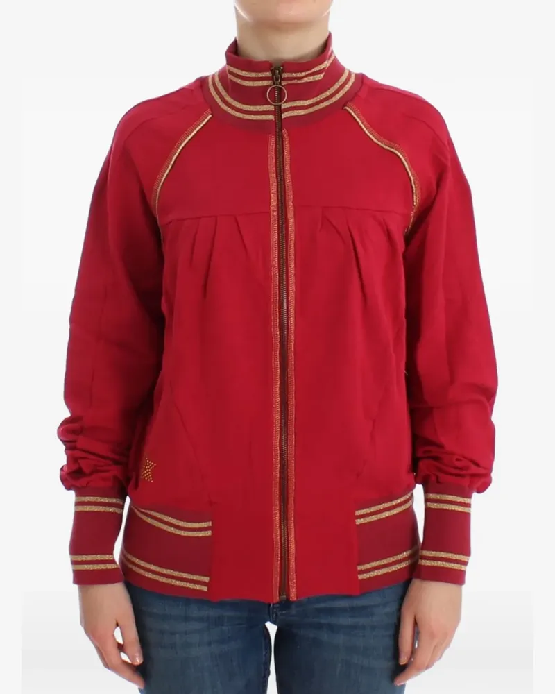 John Galliano Cardigan mit Reißverschluss - Rot Rot