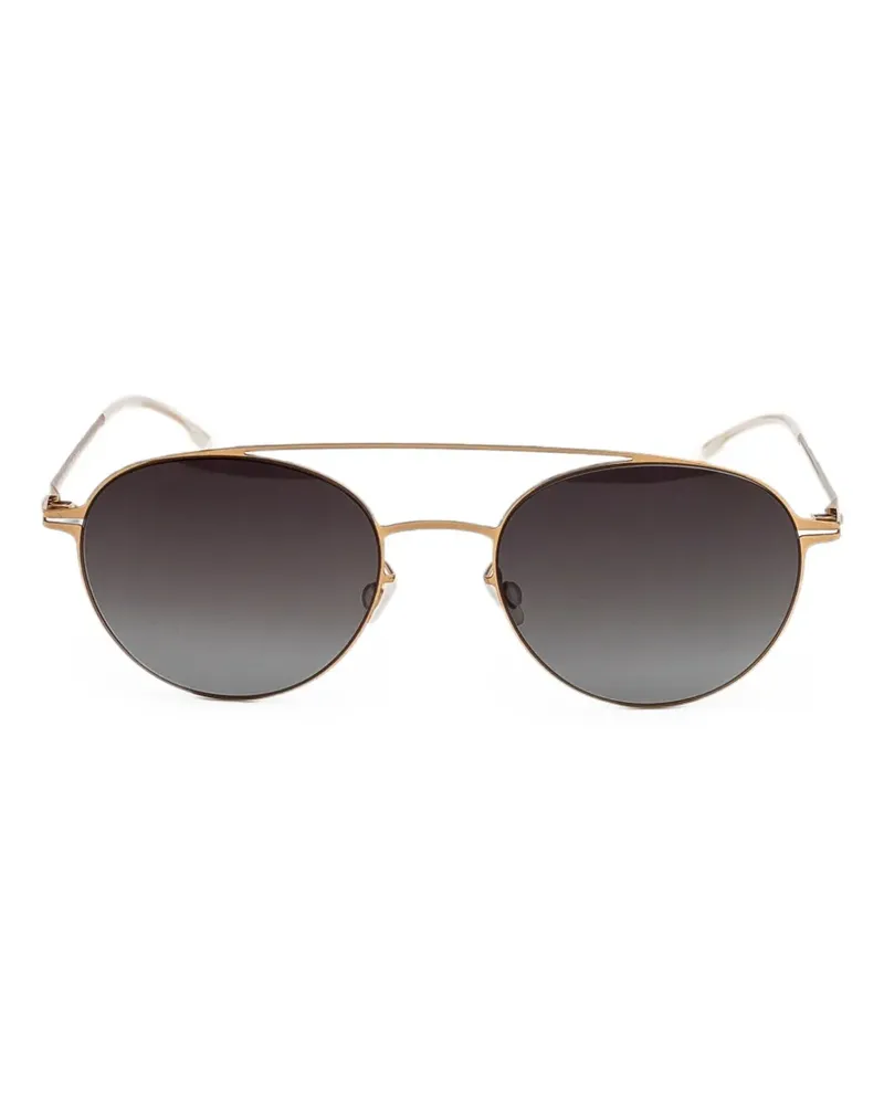 Mykita Reva Sonnenbrille mit rundem Gestell - Gold Gold