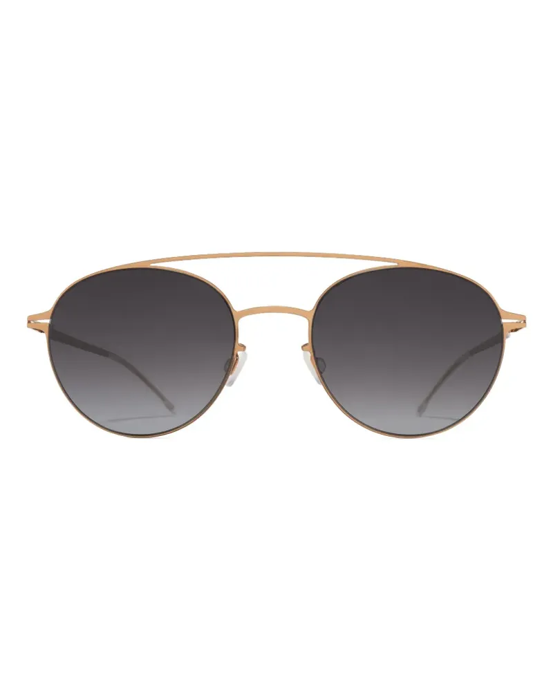 Mykita Reva Sonnenbrille mit rundem Gestell - Gold Gold