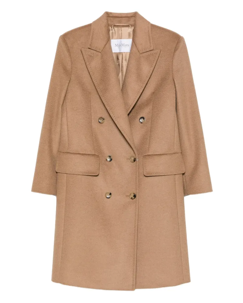 Max Mara Doppelreihiger Mantel - Nude Nude