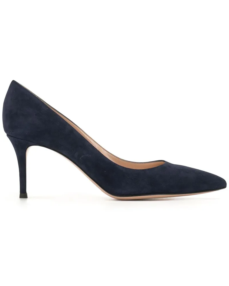 Gianvito Rossi Pumps mit spitzer Kappe - Blau Blau