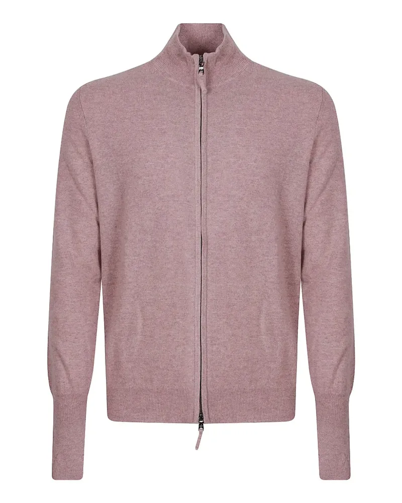 Ballantyne Cardigan aus Kaschmir - Rosa Rosa