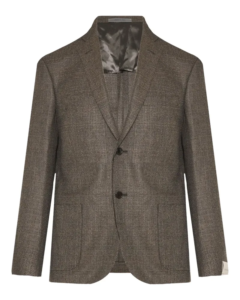 Corneliani single-breasted blazer - Braun Braun