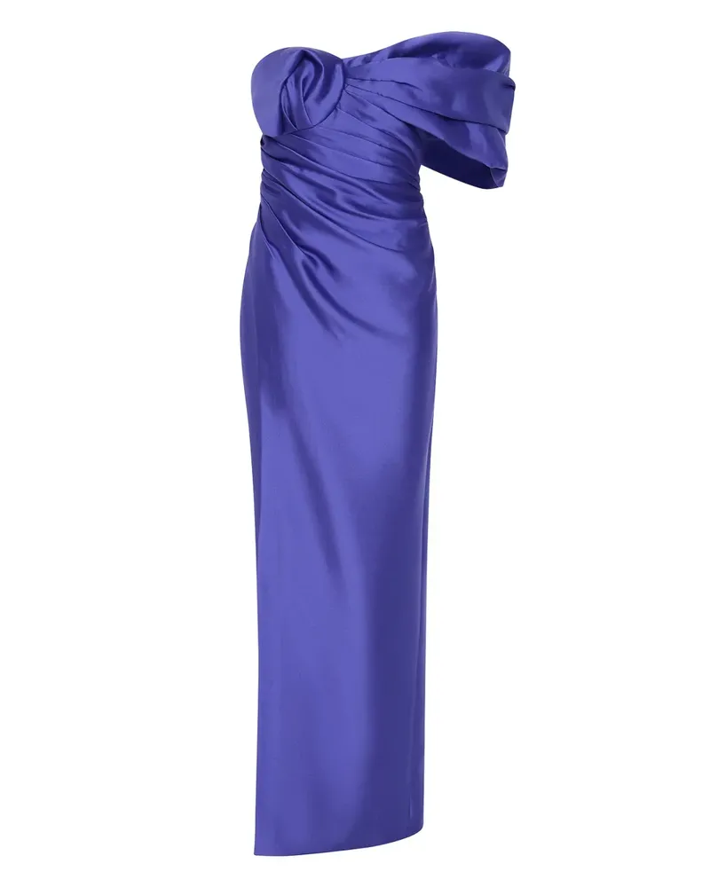 Rachel Gilbert Schulterfreies Marlo Abendkleid - Violett Violett