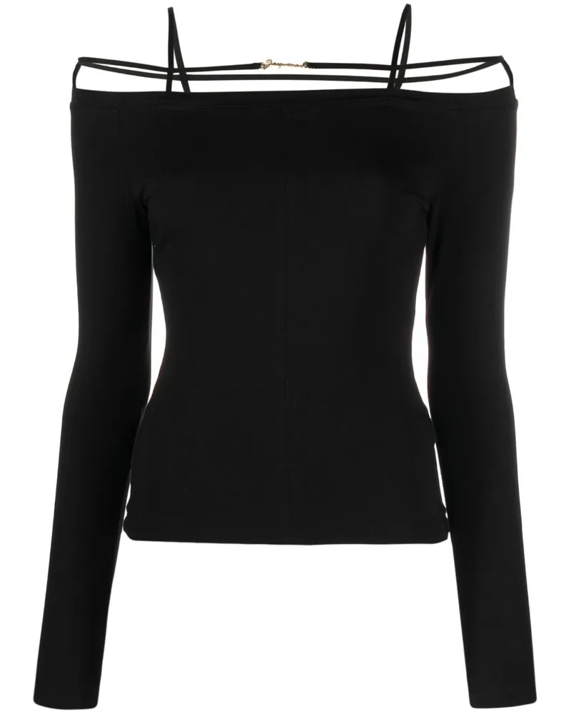 Jacquemus Le T-Shirt Sierra Top - Schwarz Schwarz