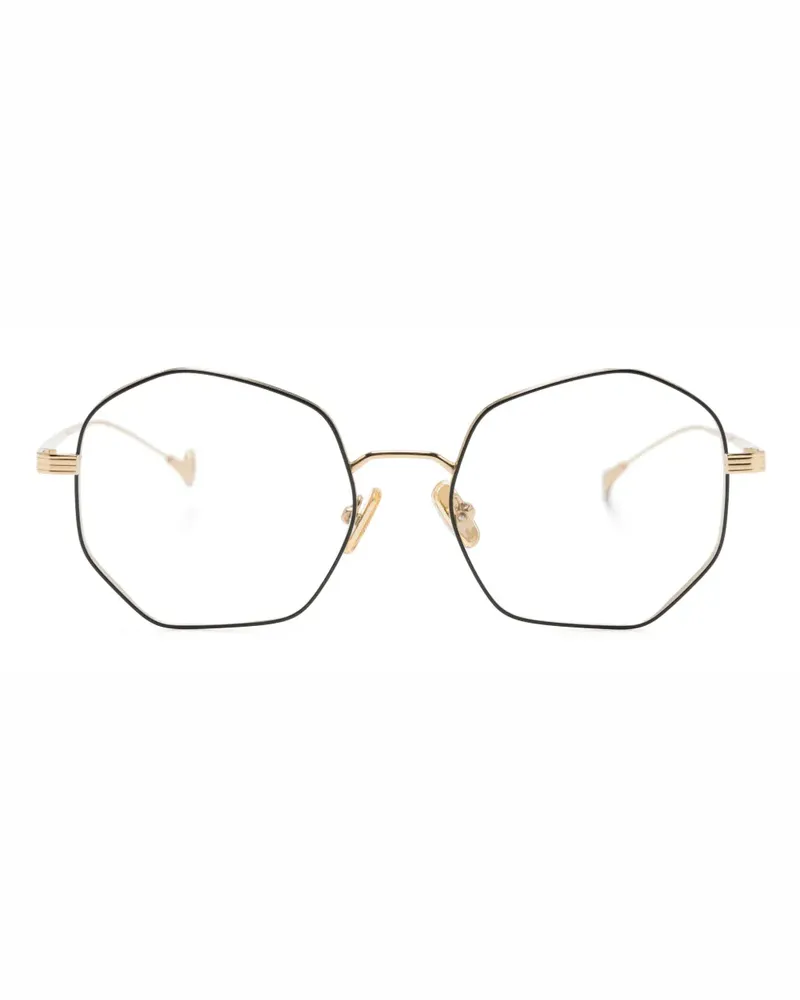 Eyepetizer Brille mit geometrischem Gestell - Schwarz Schwarz