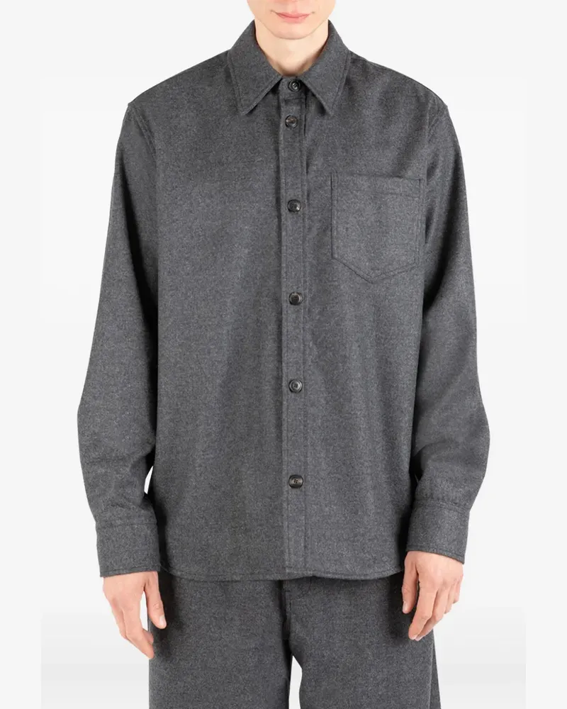 Société Anonyme Chianti Hemd mit Tasche - Grau Grau