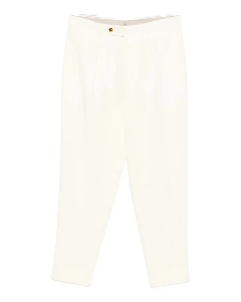 Berwich Chiaia belt-loops trousers - Nude Nude