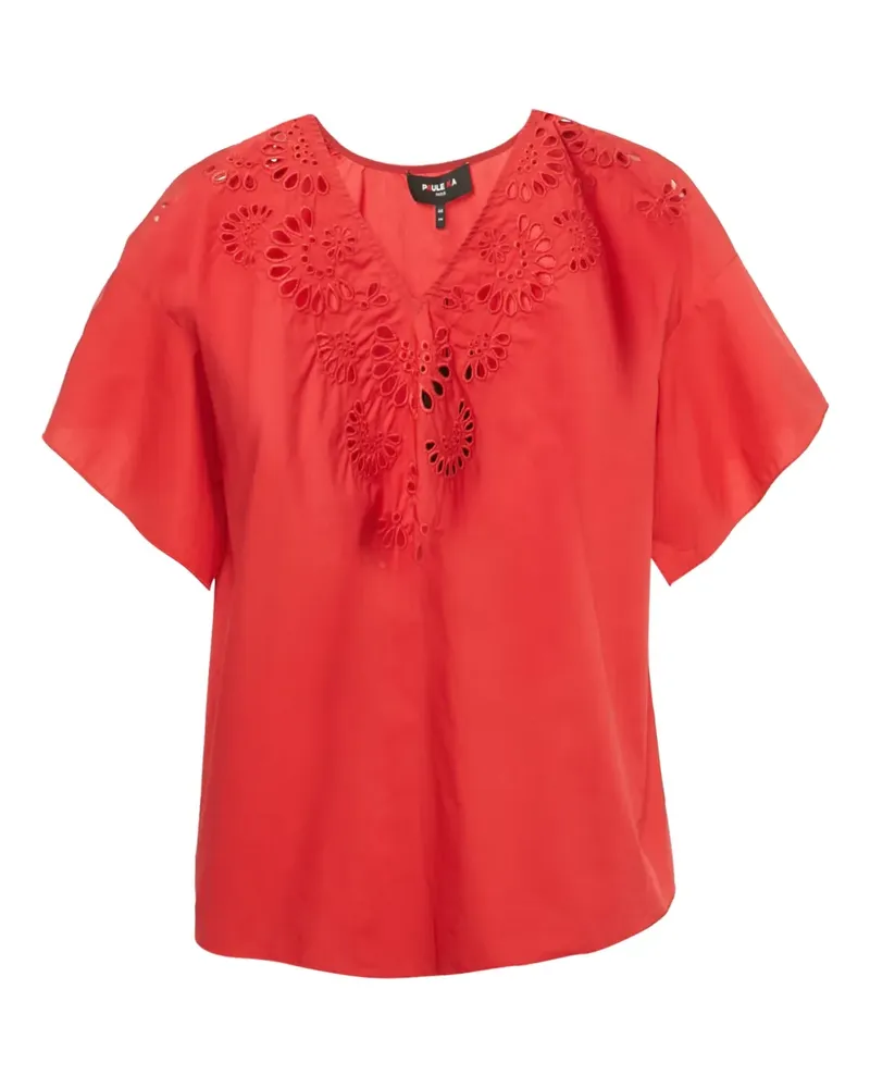 Paule Ka Bestickte Bluse - Rot Rot