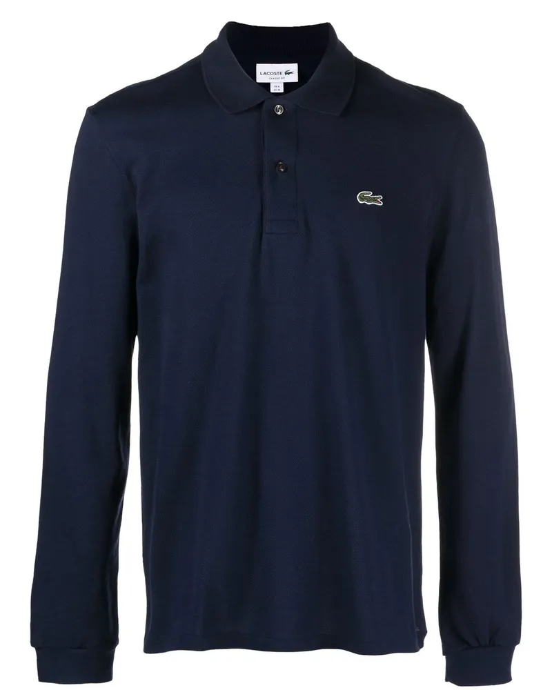 Lacoste Langärmeliges Poloshirt - Blau Blau