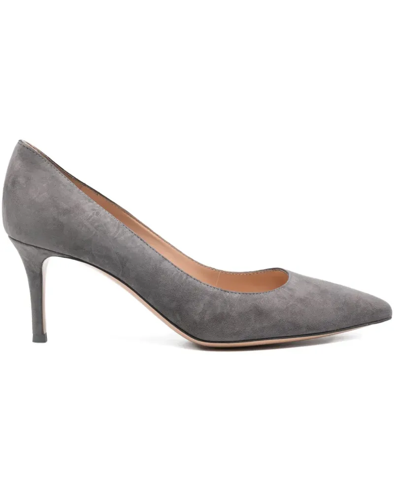Gianvito Rossi 70mm Gianvito suede pumps - Grau Grau