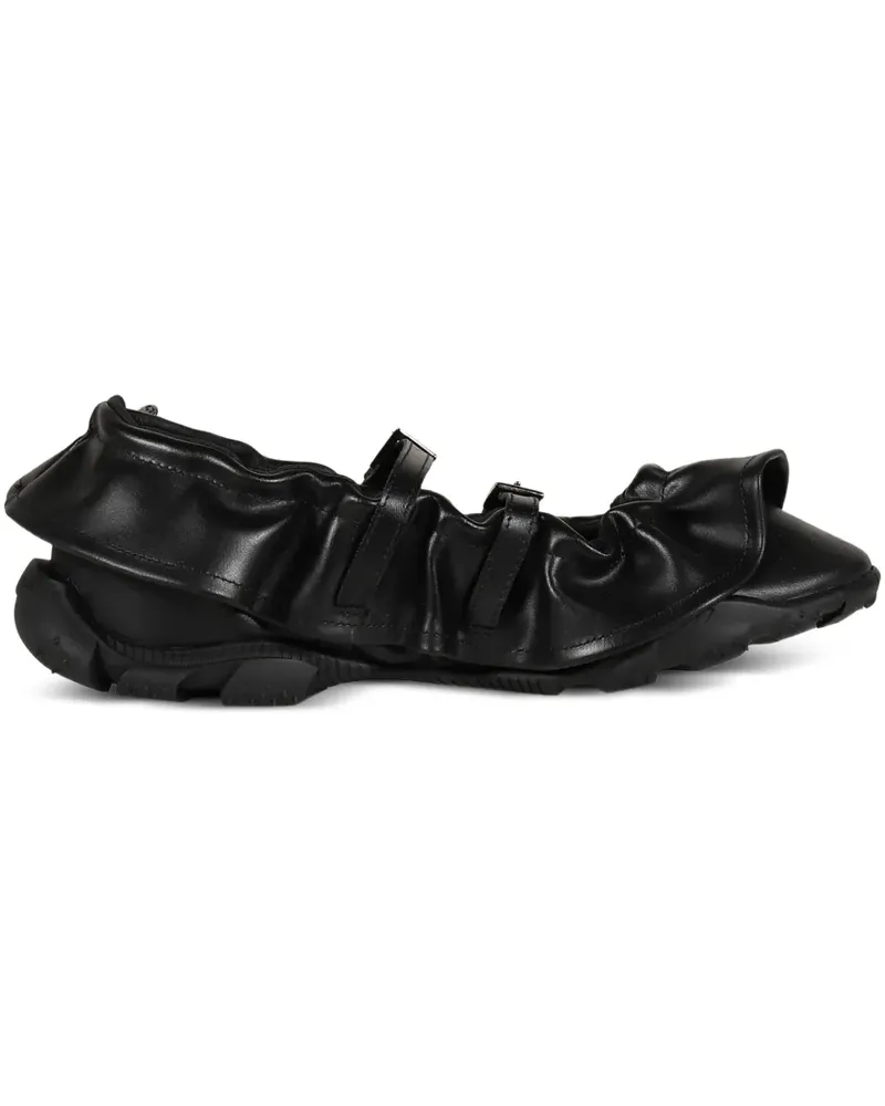 Rombaut Ballerinas mit gerüschter Schnalle - Schwarz Schwarz