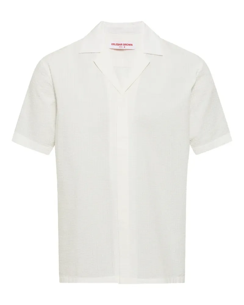 Orlebar Brown Maitan Hemd - Weiß Weiß