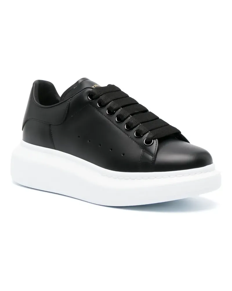 Alexander McQueen Sneakers mit runder Kappe - Schwarz Schwarz