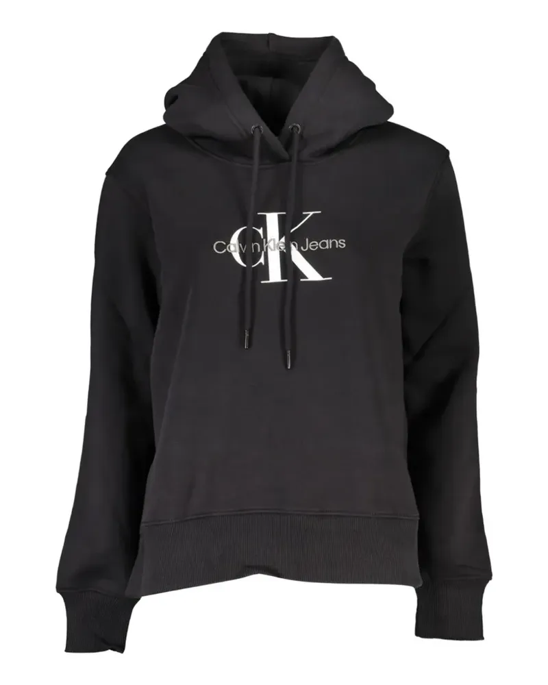 Calvin Klein logo print hoodie - Schwarz Schwarz