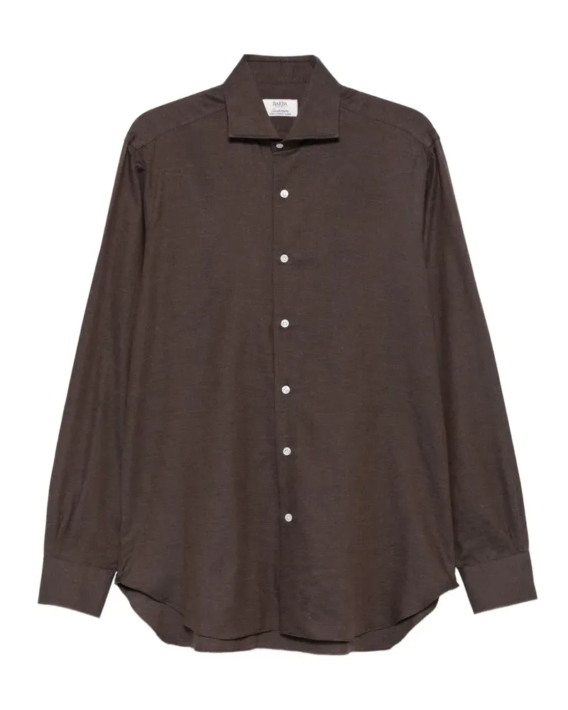 BARBA long-sleeve cotton shirt - Braun Braun